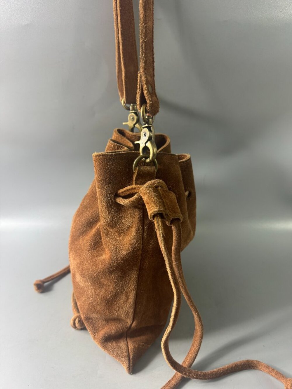 Free People Billie Suede Crossbody, Brown - Picture 4 of 16